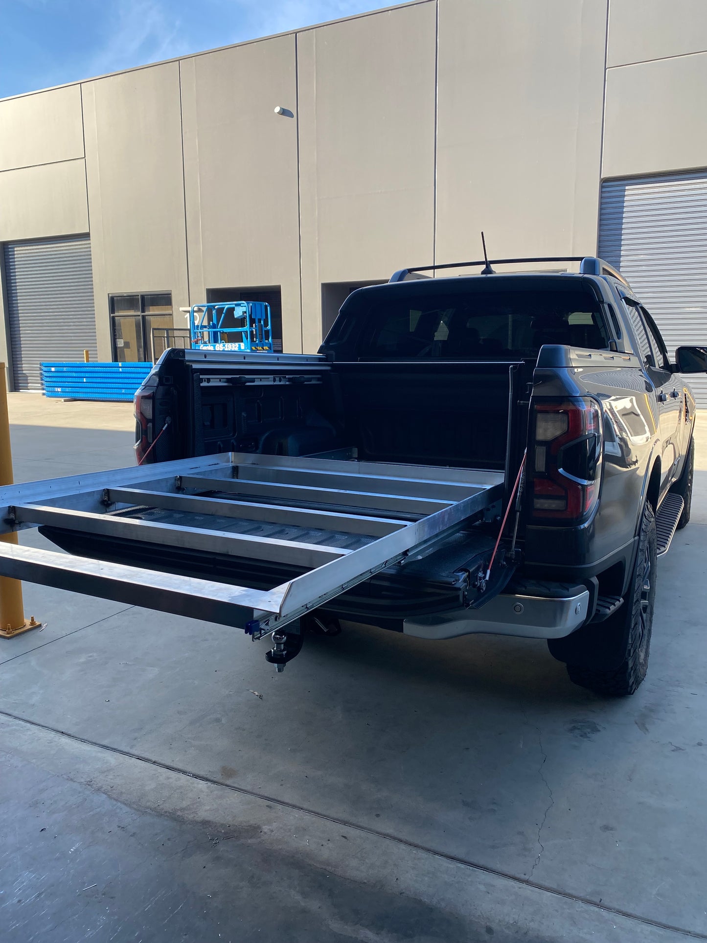 Heavy duty Aluminium Ute Tub Slider for next gen ford ranger